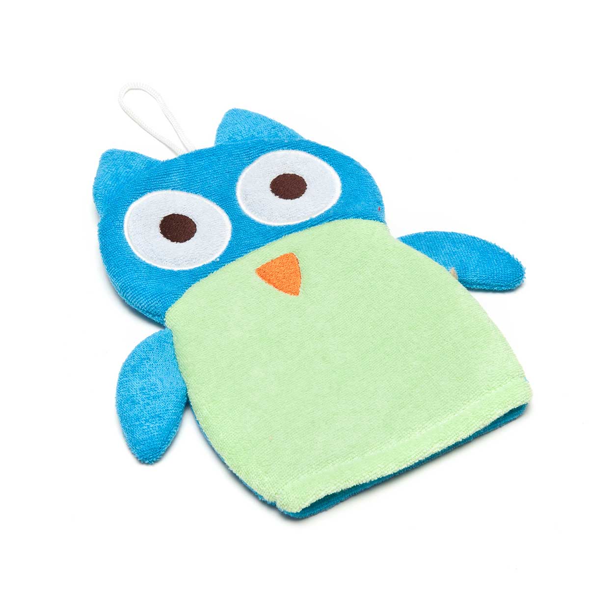 Owl Bath Mitt Friend