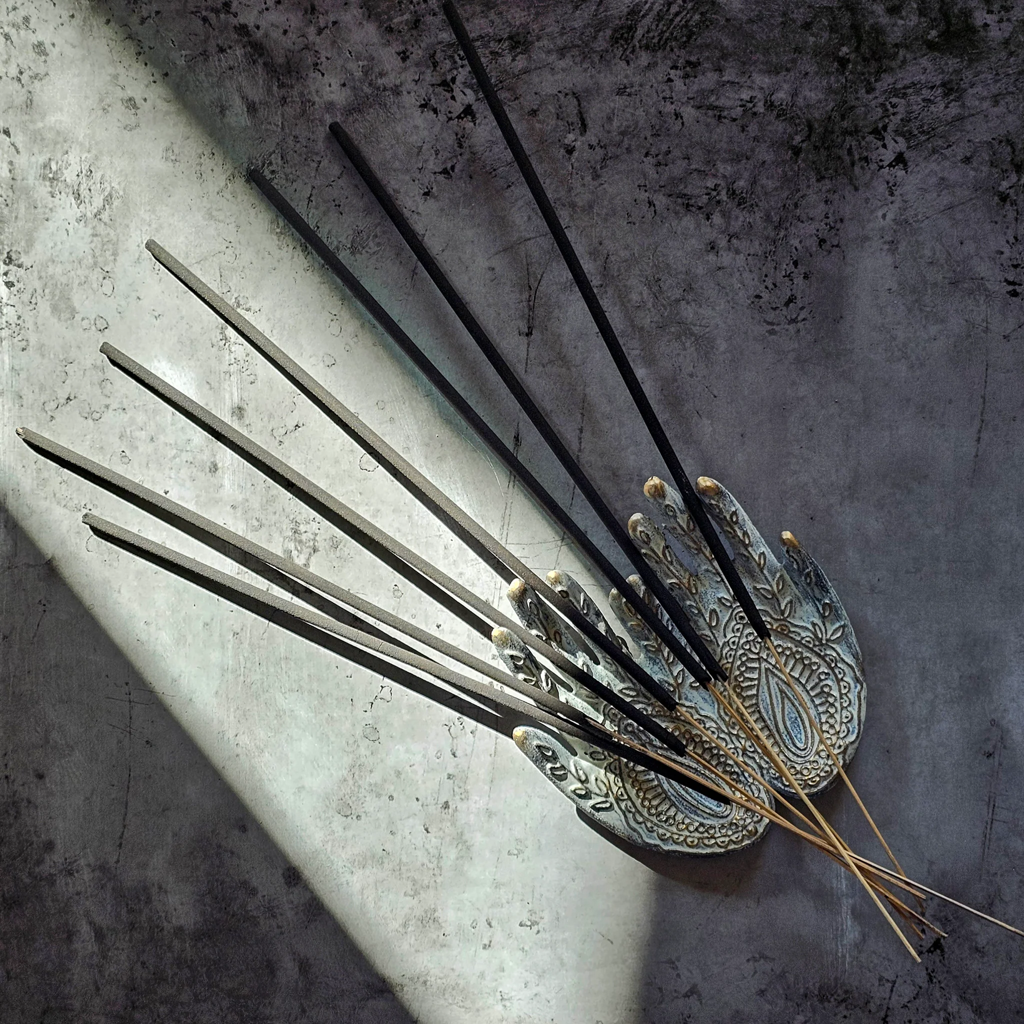 Unscented Incense Sticks - 19" Black